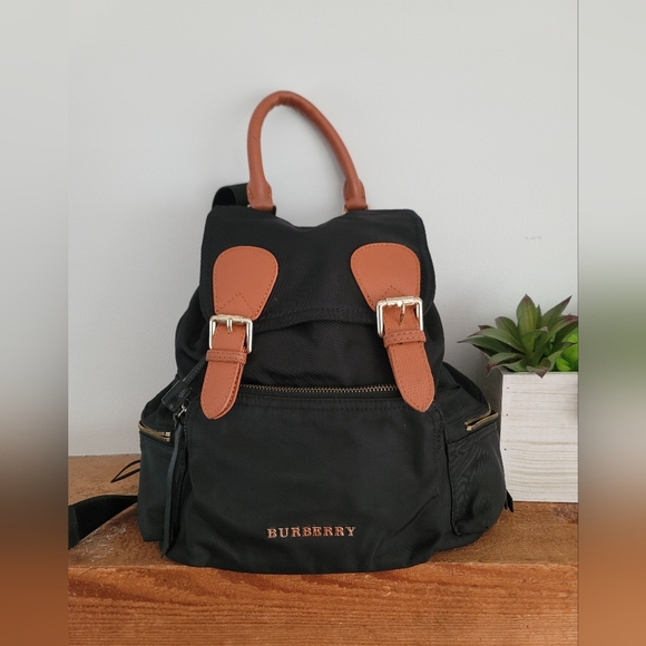 Burberry Nylon Small Rucksack Backpack Black - Picture 1 of 17